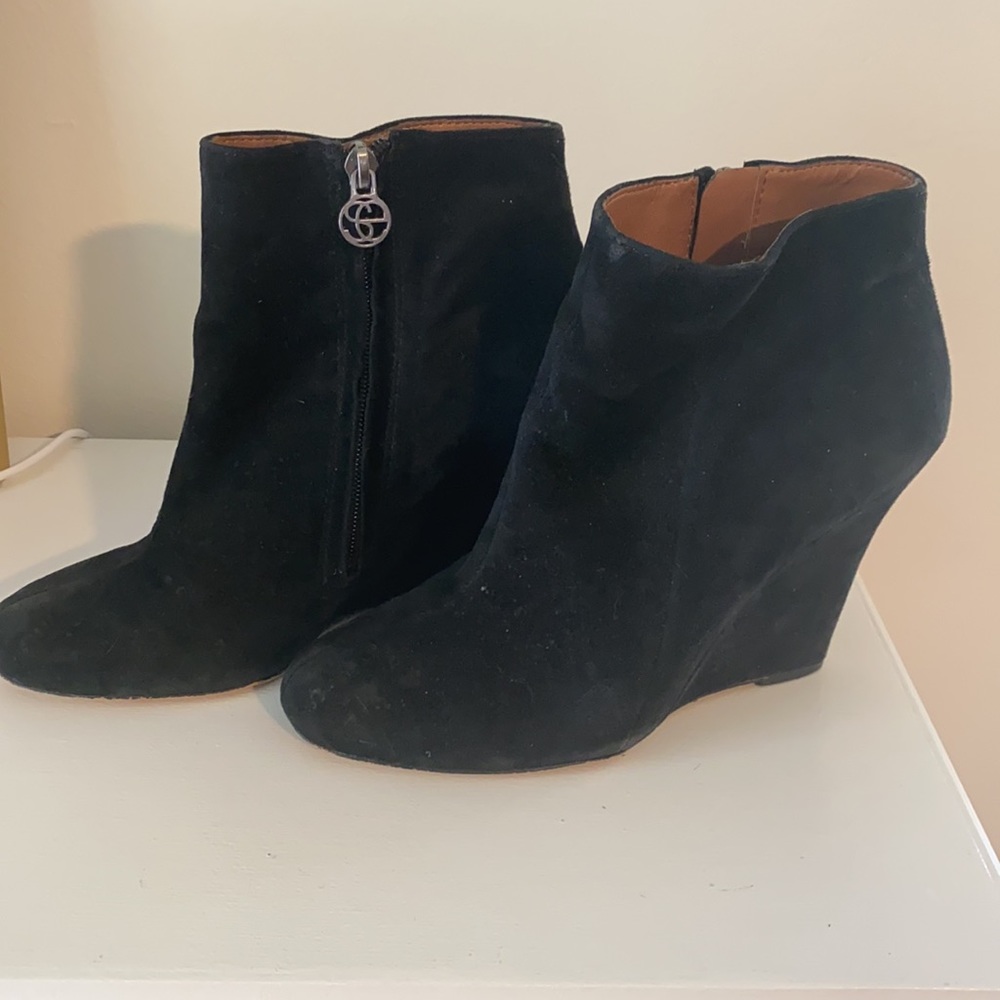 Sam Edelman Black wedge booties